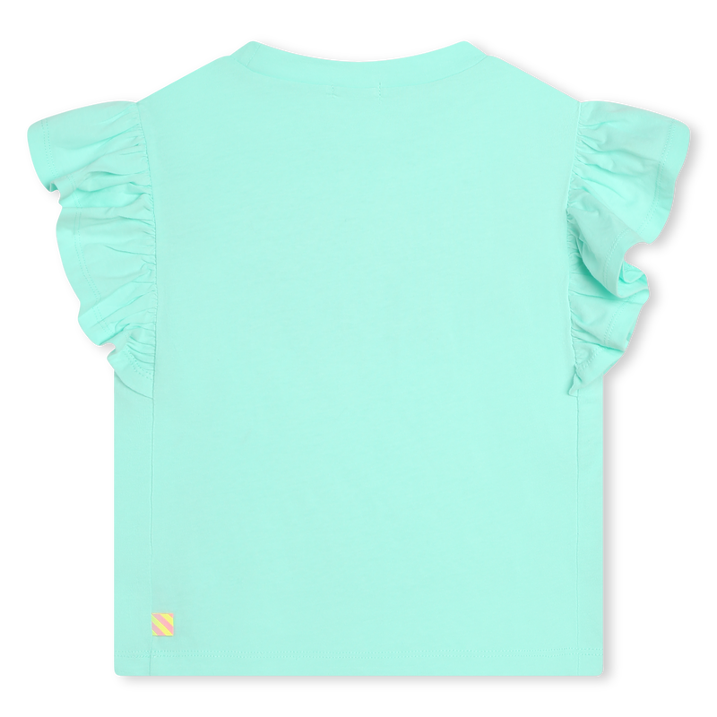 T-shirt com folhos BILLIEBLUSH 
                    GIRL