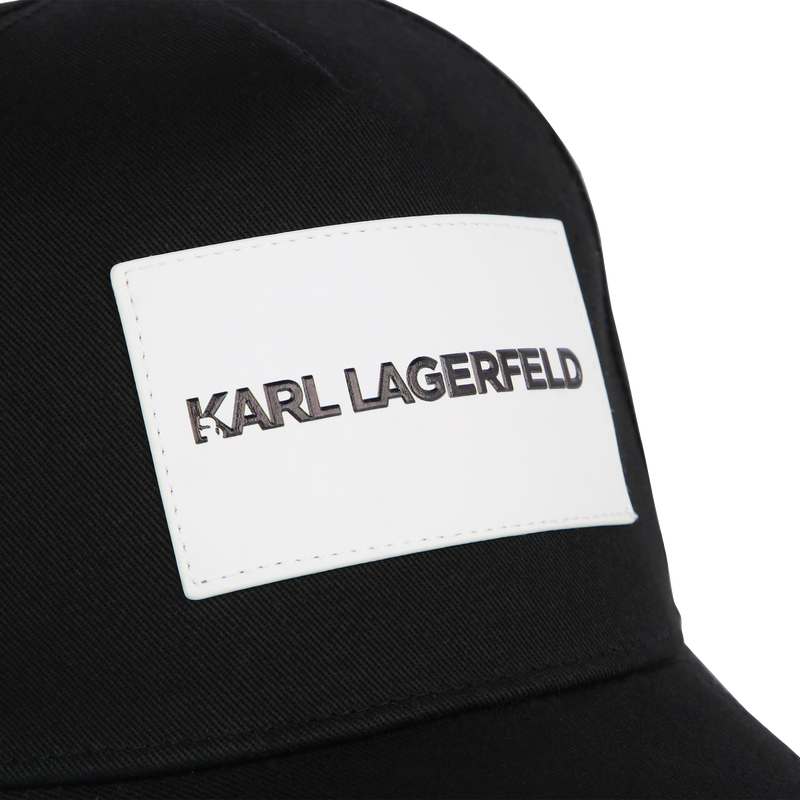 Boné em algodão KARL LAGERFELD KIDS 
                    BOY