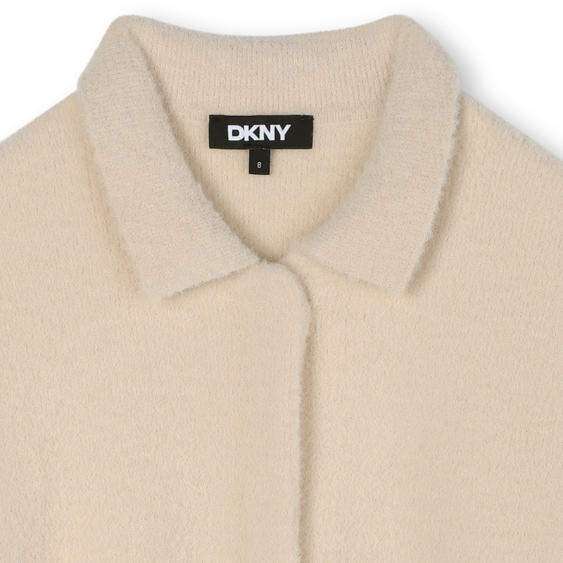 Cardigã de malha DKNY 
                    GIRL