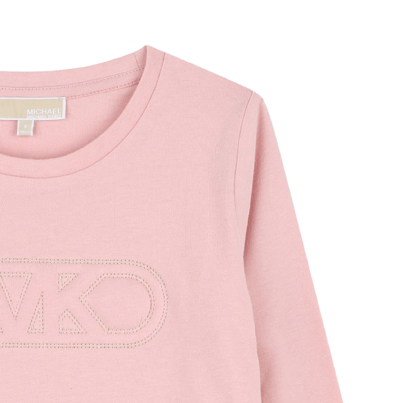 T-shirt de manga comprida em jersey MICHAEL KORS 
                    GIRL