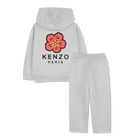 Cardigan e conjunto de cal&ccedil;as KENZO KIDS 
                    GIRL