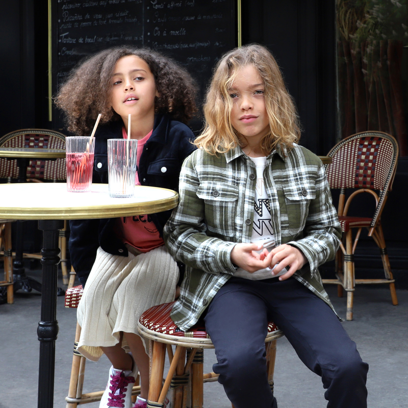 Camisa de algod&atilde;o acolchoada ZADIG & VOLTAIRE 
                        BOY