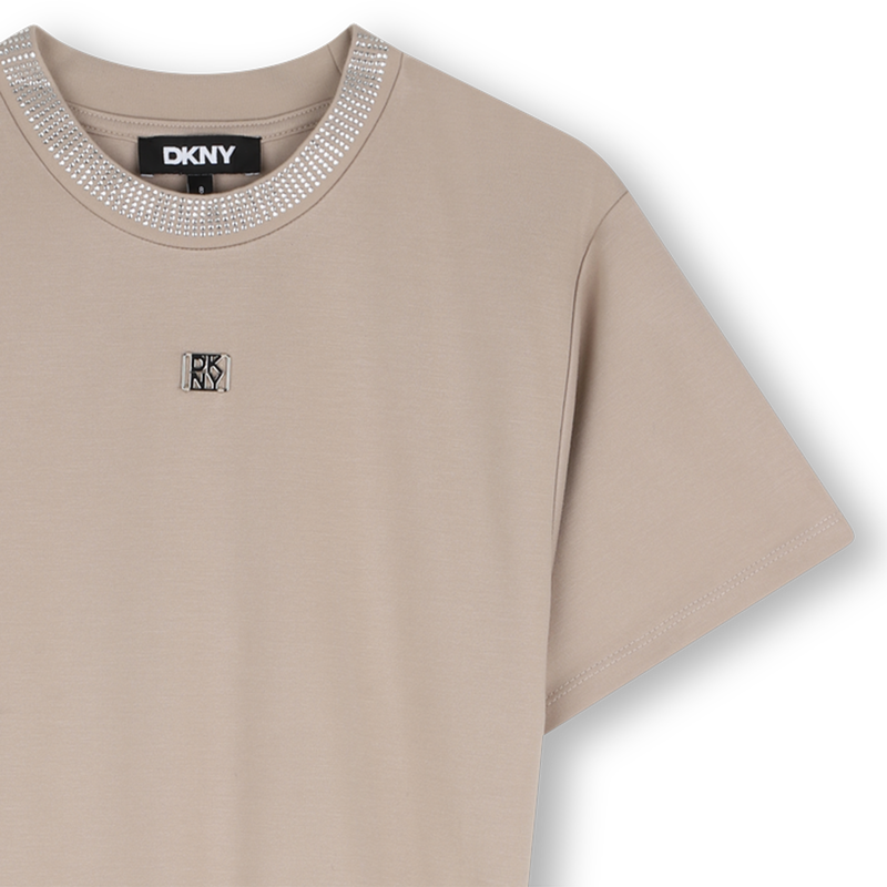 Vestido de mangas curtas DKNY 
                        GIRL