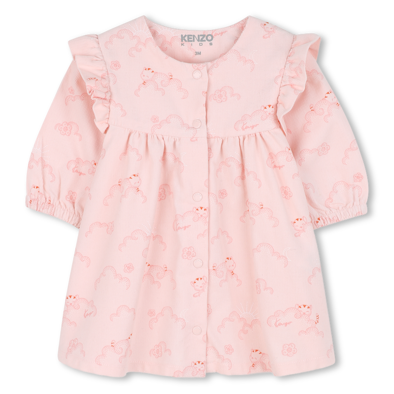 Vestido + leggings + conjunto de tiara KENZO KIDS 
                        GIRL