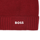 Chap&eacute;u de malha com logotipo BOSS 
                    BOY