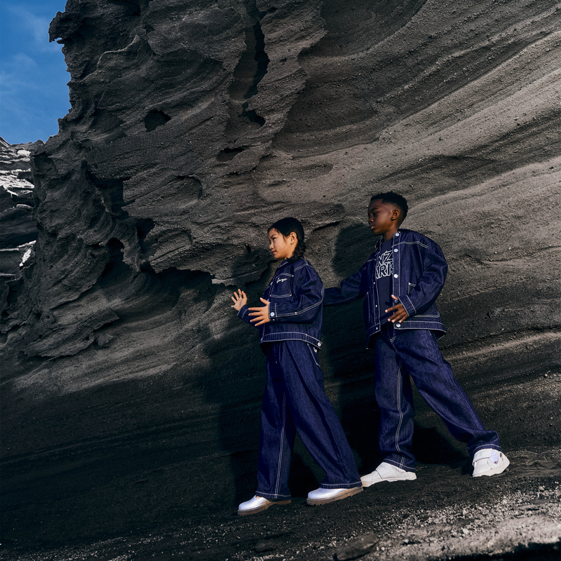 Tênis de couro KENZO KIDS 
                    UNISEX