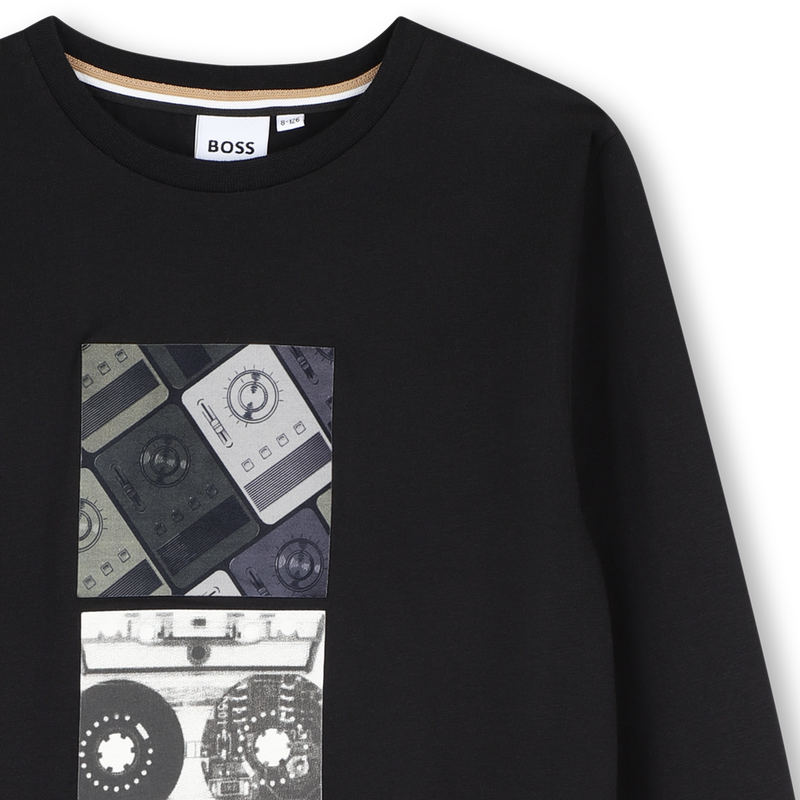 Camiseta de manga longa BOSS 
                        BOY
