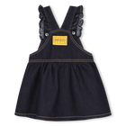 Vestido em denim KENZO KIDS 
                    GIRL