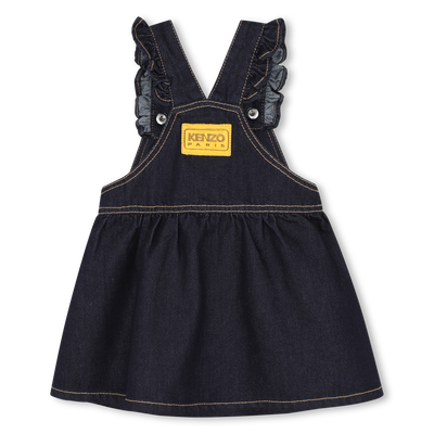 Vestido em denim KENZO KIDS GIRL