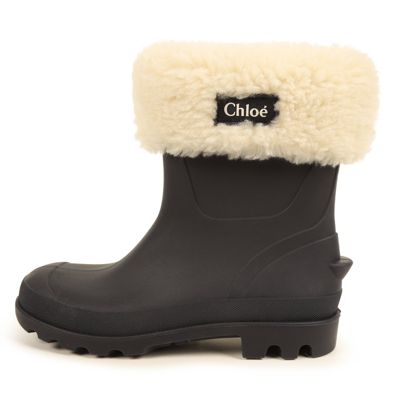 Fleece-Topped Rain Boots CHLOE 
                    GIRL