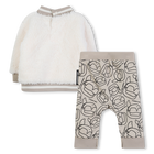 Conjunto de moletom e cal&ccedil;as de jogging KARL LAGERFELD KIDS 
                    BOY