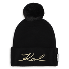 Conjunto de touca e bufanda KARL LAGERFELD KIDS 
                    MENINA