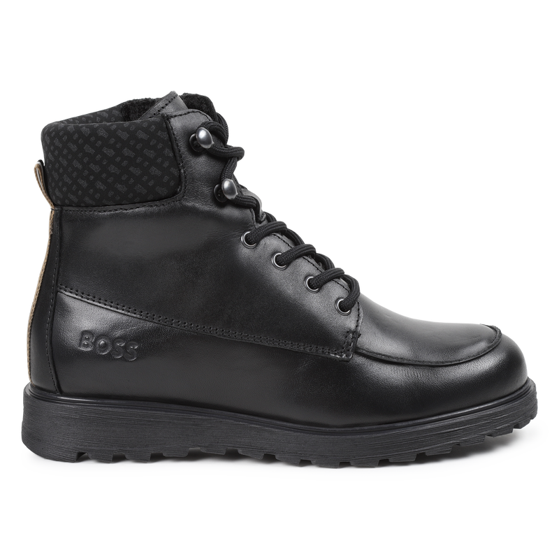 Leather ankle boots BOSS 
                    BOY