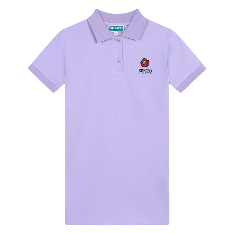 Short-Sleeved Cotton Dress KENZO KIDS 
                    GIRL