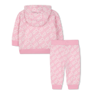 Cardig&atilde; e cal&ccedil;as de molet&atilde;o KENZO KIDS 
                    GIRL