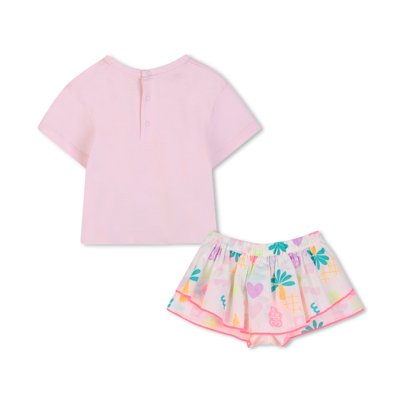 T-SHIRT + CONJUNTO DE CAL&Ccedil;&Otilde;ES BILLIEBLUSH 
                        GIRL