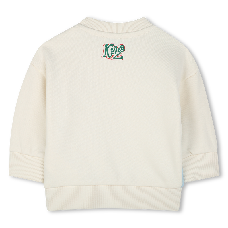 Sweatshirt em molet&atilde;o KENZO KIDS 
                        BOY