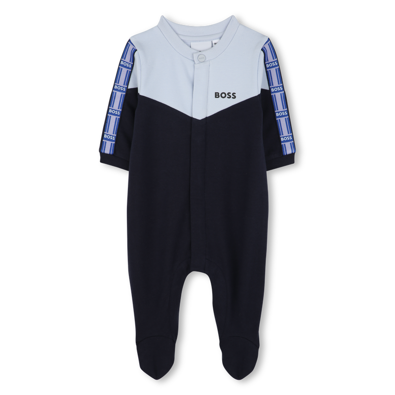 Pijama e gorro de molet&atilde;o BOSS 
                        BOY