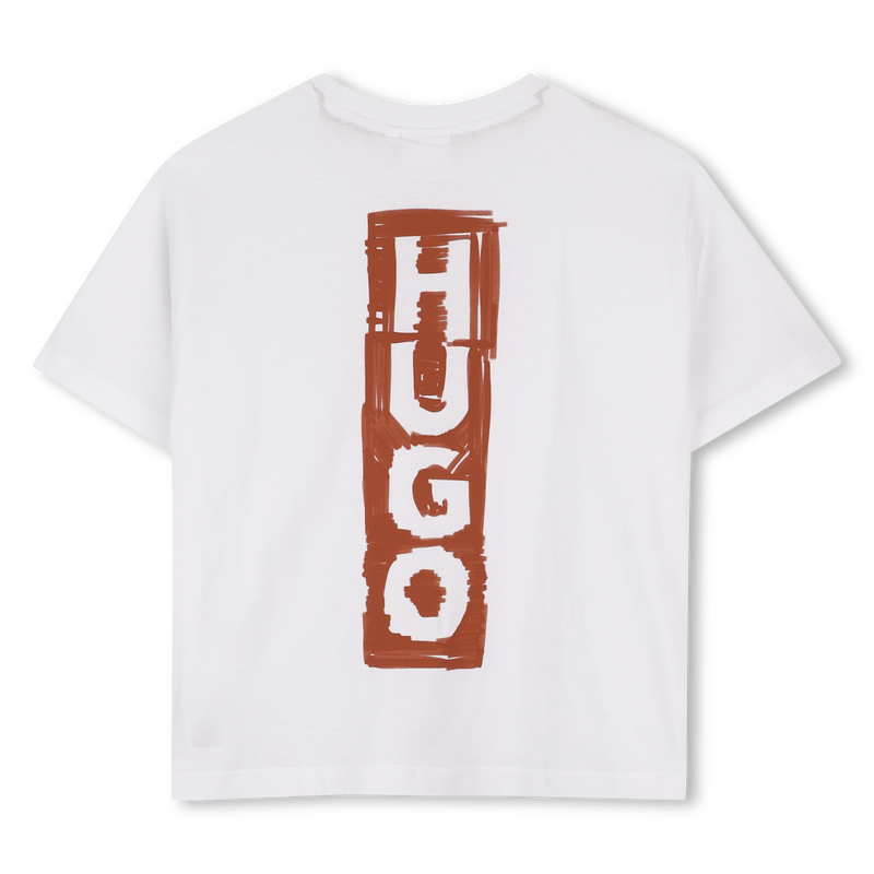 Camiseta de mangas curtas HUGO 
                        MENINO