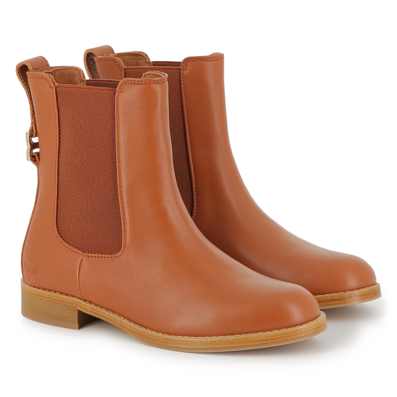 Botas de couro CHLOE 
                    GIRL