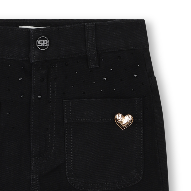 Saia midi jeans SONIA RYKIEL 
                    GIRL