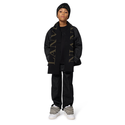 Conjunto de chapéu e cachecol LANVIN BOY