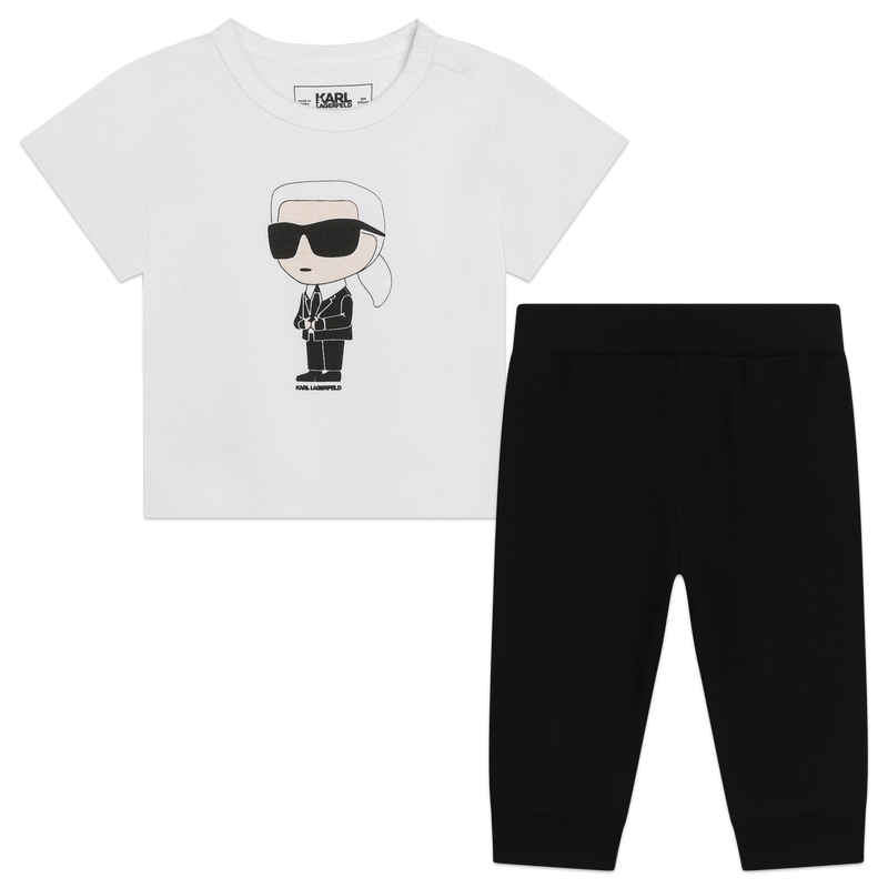 Conjunto de t-shirt e leggings KARL LAGERFELD KIDS 
                    BOY