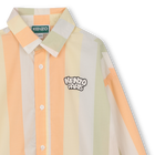 Camisa listrada de manga comprida KENZO KIDS 
                    BOY