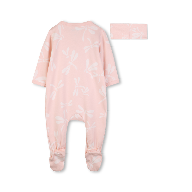 CONJUNTO DE PIJAMA E BANDA DE CABE&Ccedil;A KENZO KIDS 
                        GIRL