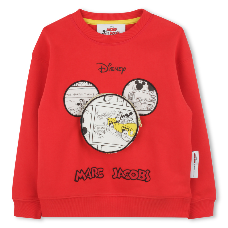 Sweatshirt molet&atilde;o de algod&atilde;o MARC JACOBS 
                        BOY
