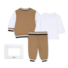 Conjunto de cal&ccedil;a, cardig&atilde; e camiseta BOSS 
                    BOY