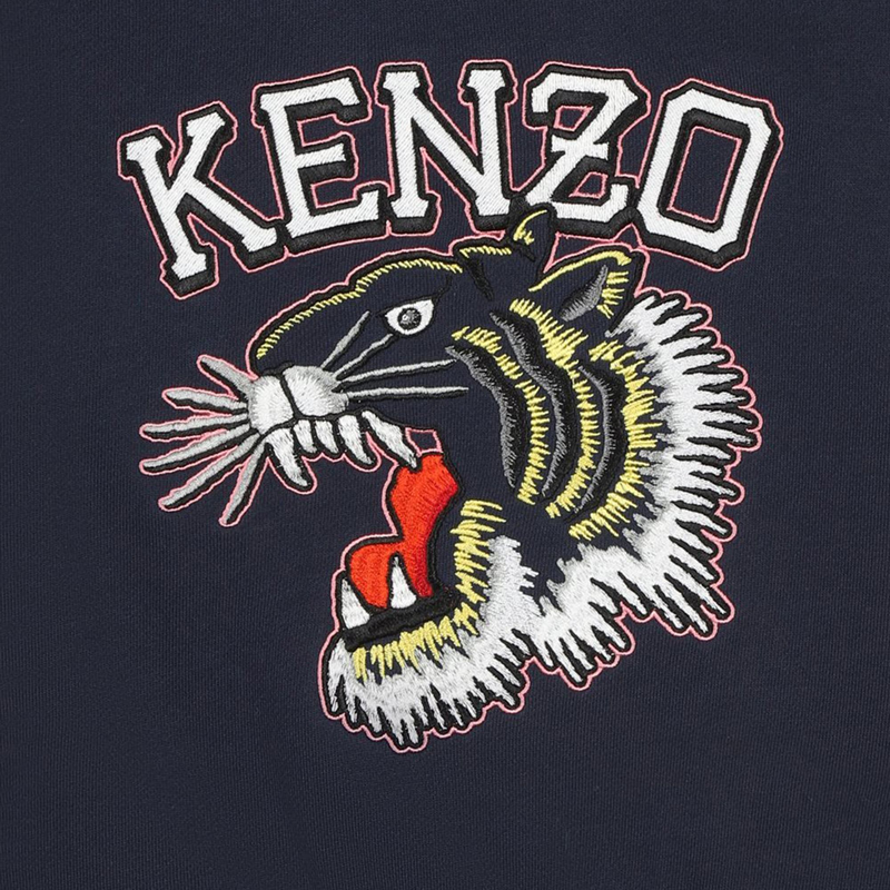 Sweatshirt de algod&atilde;o bordada KENZO KIDS 
                        GIRL