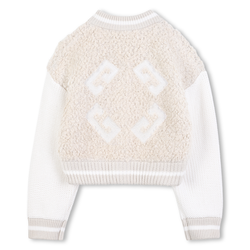 Jaqueta bomber bicolor GIVENCHY 
                    GIRL