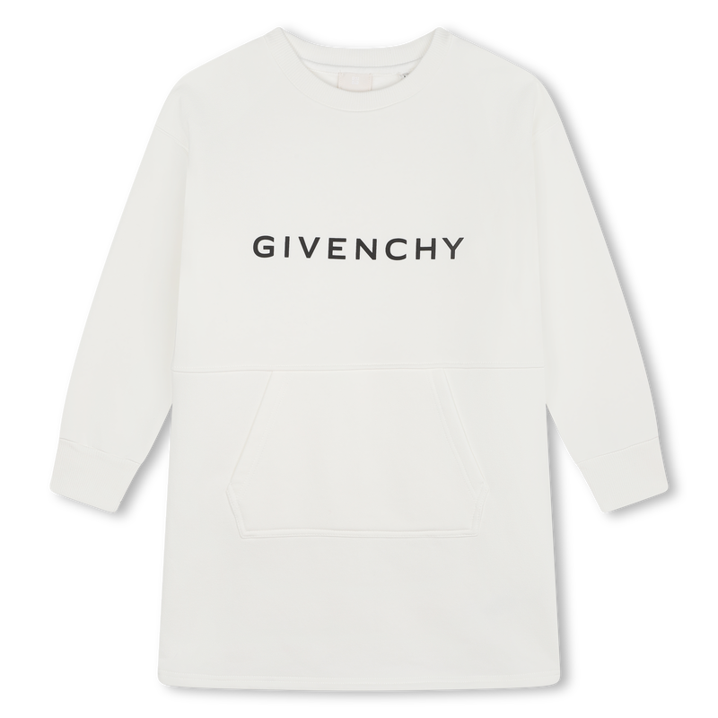 Vestido direito de moletão GIVENCHY 
                    GIRL