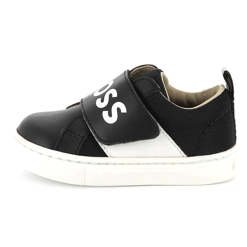 Sapatilhas de pele com velcro BOSS 
                        BOY