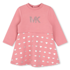 Vestido de manga comprida MICHAEL KORS 
                    GIRL