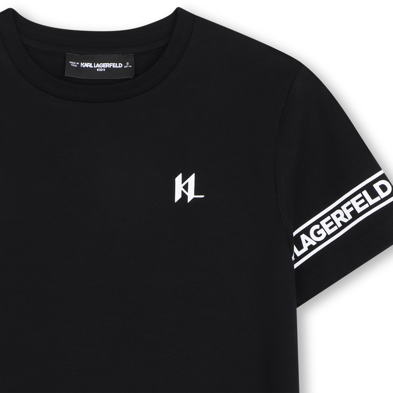 Camiseta de mangas curtas KARL LAGERFELD KIDS 
                        BOY