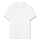 Polo com riscas tricolores BOSS 
                    BOY