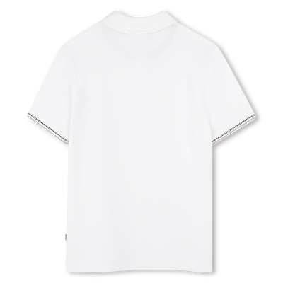 Polo com riscas tricolores BOSS BOY