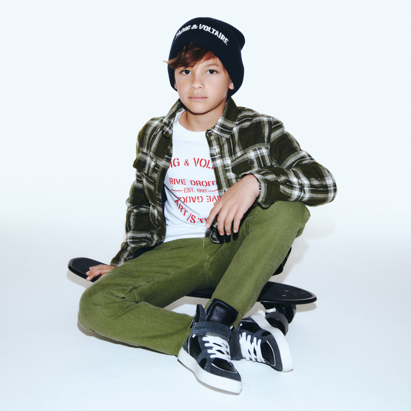 Camisa de algod&atilde;o acolchoada ZADIG & VOLTAIRE 
                        BOY