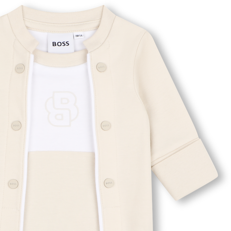 PIJAMA COM FECHO SNAP BOSS 
                        BOY