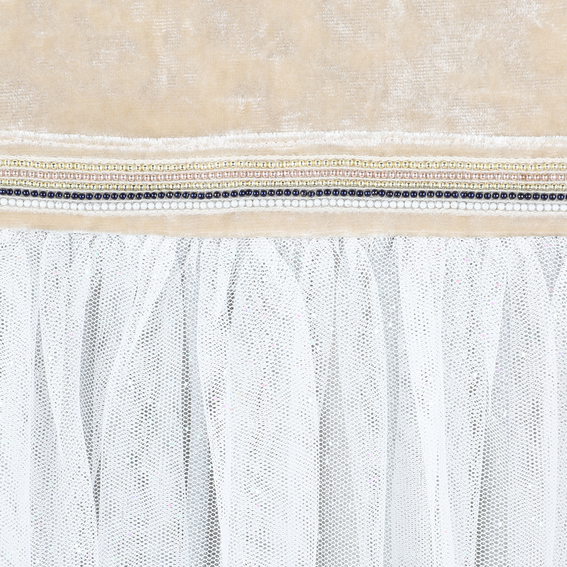 Vestido bi-mat&eacute;ria BILLIEBLUSH 
                        GIRL