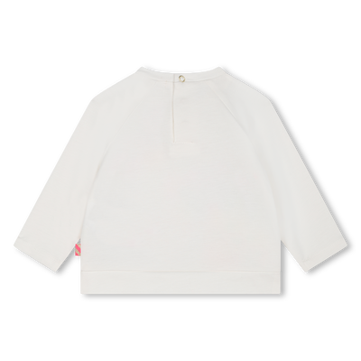 T-shirt de algod&atilde;o lantejoulas BILLIEBLUSH GIRL