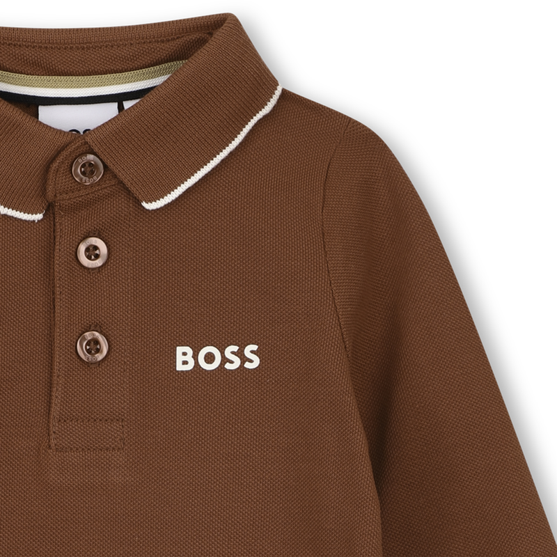 Polo de mangas longas BOSS 
                        BOY