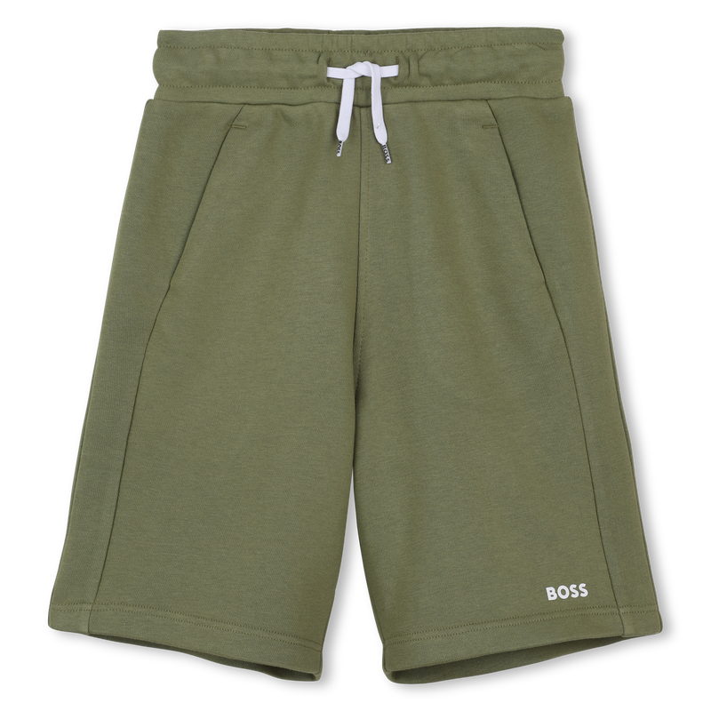 Bermudas de molet&atilde;o lisas BOSS 
                        BOY