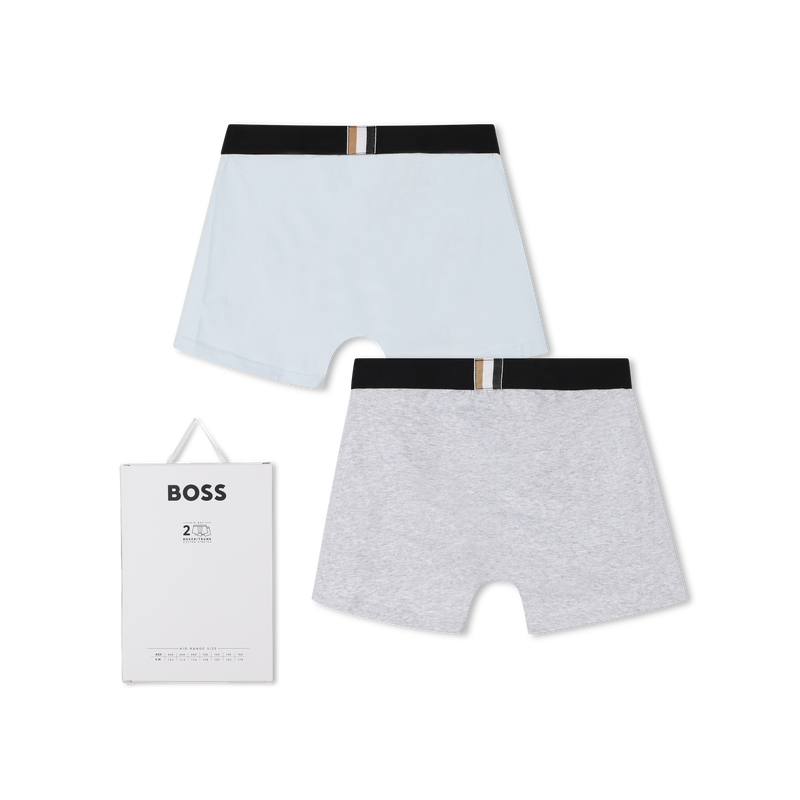 Pack de 2 cuecas boxer jersey BOSS 
                        BOY