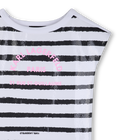 Vestido de manga curta KARL LAGERFELD KIDS 
                    MENINA