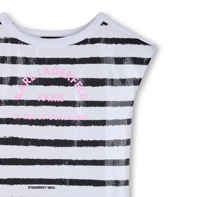 VESTIDO DE MANGA CURTA KARL LAGERFELD KIDS 
                        GIRL