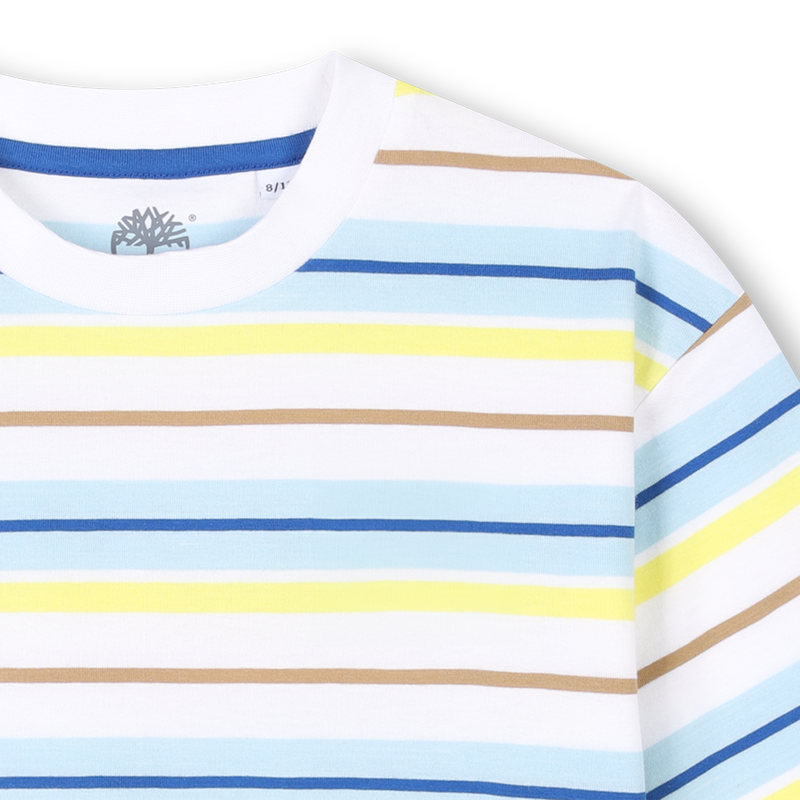 T-shirt larga &agrave;s riscas TIMBERLAND 
                        BOY