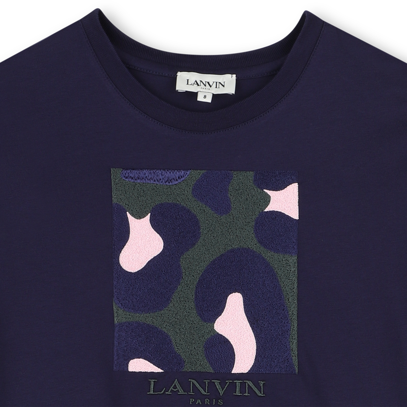 T-shirt estampada de manga curta LANVIN 
                    GIRL